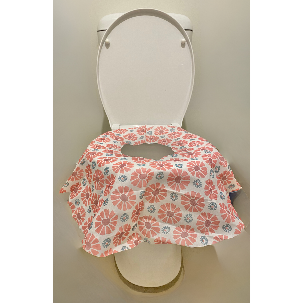 Disposable Extra Large Toilet Seat Covers - great for babies, toddlers, kids & adults for toilet training, travel, work & everyday use to keep the germs away!