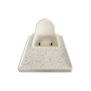 Bubs Playground's silicone placemats for IKEA Antilop Highchair in Rainbow Sprinkles are great for babies, toddlers & kids starting solids & BLW! These 100% food grade highchair accessories catch food, great for birthday, party & smash cakes!