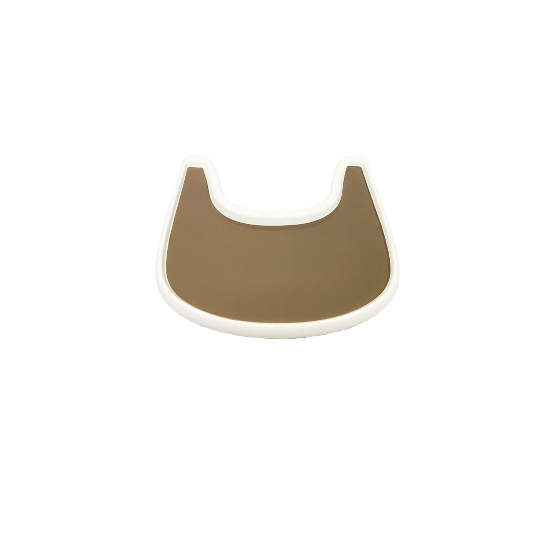 Bubs Playground Silicone Placemat for Stokke Tripp Trapp Chair in Coffee Latte